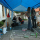 Schüler der Hautpschule und der Teutoburger-Wald-Schule beteiligten sich am Sonntag bei der Straßenmalerei